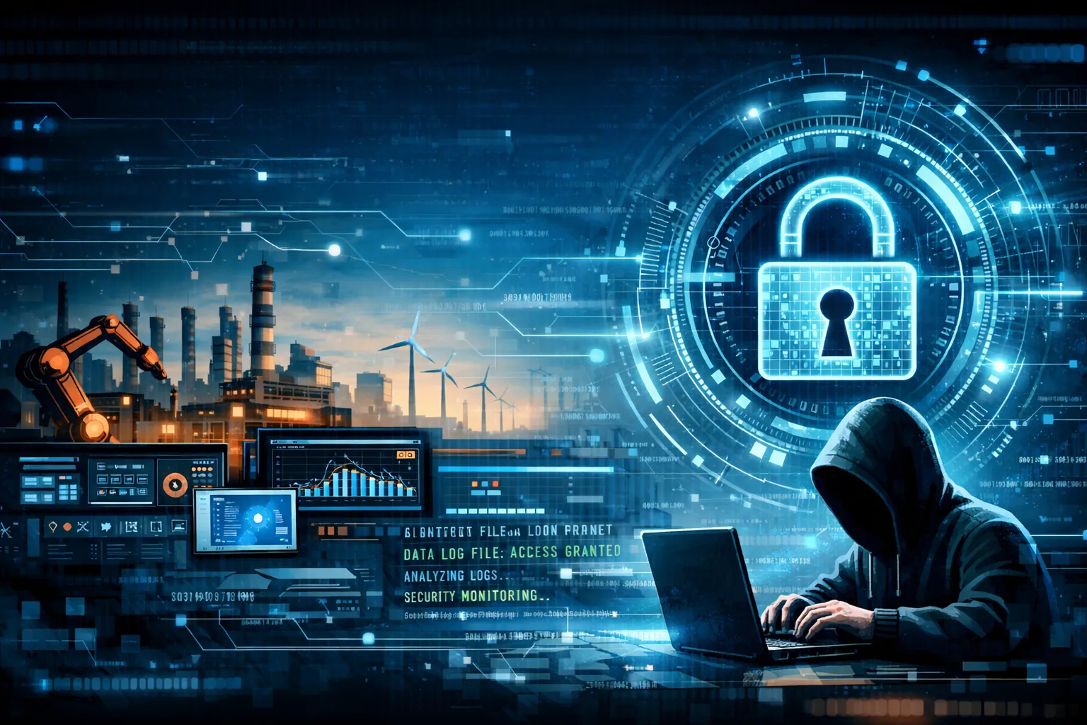 Industrial Data Logging from a Cybersecurity Perspective - From a Flat Network to a Segmented Architecture